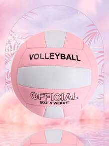 Size 5 Volleyball, Made Of PVC Material, Suitable For Indoor/Outdoor Or Backyard Use, Training And Competition. It Has A Durable Butyl Air Bladder And Machine Stitching.