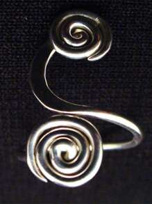 Joyería corporal: anillo para el dedo del pie sexy de estilo bohemio, joyería corporal de verano sin perforación, joyería corporal de plata y de oro