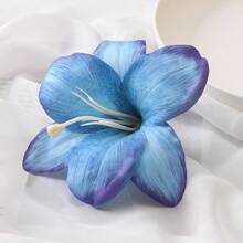 7pcs/1 Set Faux Lily Flower Hair Clips, Boho Style Side Bangs Hair Clips, Sweet Beach Holiday Decorative Hair Accessories, Delicate Floral Duck Clip Hair Pins, Suitable For Daily Wear And Beach Photo Shoot, Summer Accessories, Travel, Claw Clips, Alligator Hair Clip, Hair Slide, Hair Claws, Vacation Outfits Woman