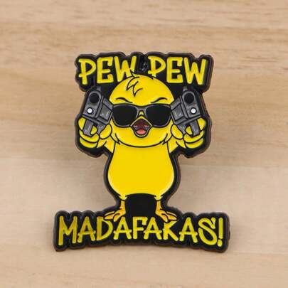 1 st ankbrosch, emaljnål - söt märke för ryggsäckar och kläder, ryggsäck för skolan, kontorstillbehör, skjortor, jacka, smycken, jul, halloween, höst-vintertillbehör, lämplig för tonåringar, ungdomar, män, fritidsaktiviteter, utomhusaktiviteter, atletiska aktiviteter, semester, examenspresenter, födelsedagar, vardagskläder, klädnålar, roliga lärarpresenter