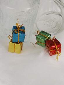 1 Pair Christmas Gift Earrings, Unique Holiday Decorative Earrings Suitable For Men & Women, Party Perfect Gift For Friends