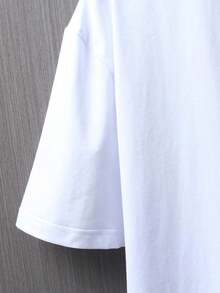 Manfinity Homme Men's Cartoon Print T-Shirt - 白色 - 查看 8