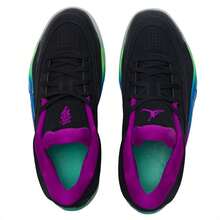 Men's JORDAN ZION 4 PF Basic Casual Outdoor Training Sneakers, FD0591-401 - Clear Blue/Fluorescent Yellow/Bright Purple/Glorious Green/Yellowish Green/Black - View 4