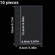 1 bìa cứng trong suốt khổ A6/A7/M5, 10 bìa đựng ảnh, bìa cứng dán nhãn trong suốt, sổ lập kế hoạch ngân sách, sổ rời, sổ bìa cứng dán nhãn, sổ mini, sổ niêm phong, giá để sách dán nhãn, đồ dùng học tập, đồ dùng cho năm học mới - Nhiều màu - Xem 9