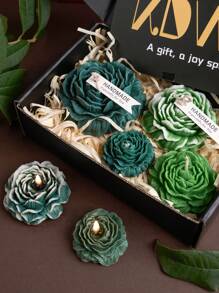 1pc Peony Flower Silicone Candle Mold, Suitable For Making 3D Floral Candles, Scented Stone, Resin Crafts And Other Handmade Items, Decor For Home, Mother's Day, Festivals, Parties