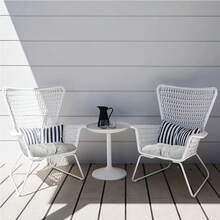 4 Pack Seat Pad Dining Room Garden Kitchen Chair Seat Cushions Tie On Plain UK