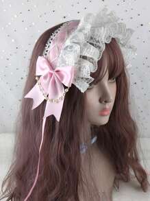 手工制作的洛丽塔节日、圣诞节、万圣节、新年派对角色扮演头饰