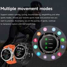 GUHUAVMI 2025 New Men's Outdoor Rugged Smart Watch GT4 Pro, 1.53'' HD Screen, Bluetooth Call, NFC Access Control, Fitness Tracker With Pedometer, Heart Rate Sleep Monitoring Smart Watch Compatible With Android IOS
