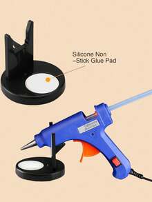 5 pezzi/4 pezzi/3 pezzi/2 pezzi/1 pezzo Base in plastica supporto per pistola per colla a caldo, per conservazione degli strumenti per artigianato, accessori per strumenti di riparazione fai-da-te per la casa - Multicolore - Visualizzare 5