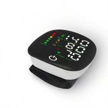 Nuovo strumento per la misurazione della pressione sanguigna da polso, sfigmomanometro elettronico di grado medico con display a LED