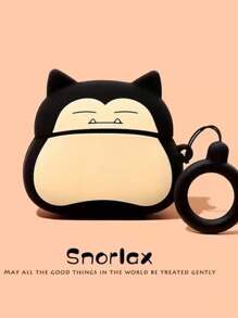 pokemon Pokémon Apple Wireless Bluetooth Headphone Case (With Hook, Hook Style Random) Cute Cartoon Silicone Anti-Drop Apple Headphone Case, Suitable For AirPods 1/2/3/4/Pro/Pro 2. (Some Hooks Have Fillers In The Holes, Which Can Be Manually Removed.)