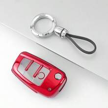 1pc TPU Transparent Full Protection Car Flip Key Fob Cover Case For Audi A1 A3 A4 A5 A6 A7 S3 S7 S8 R8 Q2 Q3 Q5 Q7 Q8 C5 C6 TT RS3 RS6 Carry 1 Pc Exquisite And Cute Keychain Exquisite High-End Keybag Suitable For Both Men And Women