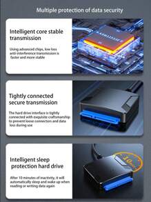 Câble USB 3.0 vers SATA pour disque dur, compatible avec les disques durs SSD 2,5/3,5 pouces, simple et à haute vitesse