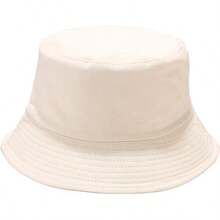 Sombrero de cubo reversible unisex para la playa y la pesca - Beis - Ver 1