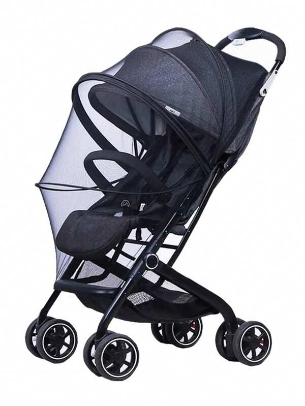 Mosquito Net For Baby Carriage Fully Enclosed Encrypted Universal High-Landscape Pushchair Mosquito Net Baby Umbrella Carriage Anti-Insect Zipper Mosquito Net