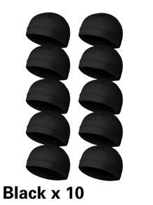1 pièce/3 pièces/5 pièces Coiffe de casque de cyclisme pour hommes - Super élastique, absorbant la sueur, intérieur tricoté en polyester et spandex pour les sports