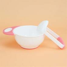 1 件婴儿手动食物研磨机、婴幼儿喂食果泥搅拌机、水果/蔬菜捣碎器和碗套装、喂食用具、婴儿护理用品