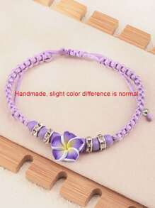 5pcs/Set Bohemian Beach Style Eudaimonia Faux Turtle Charm Adjustable Woven Bracelet Set, Suitable As Gift For Women, For Daily Wear, Travel & Outfit Matching
