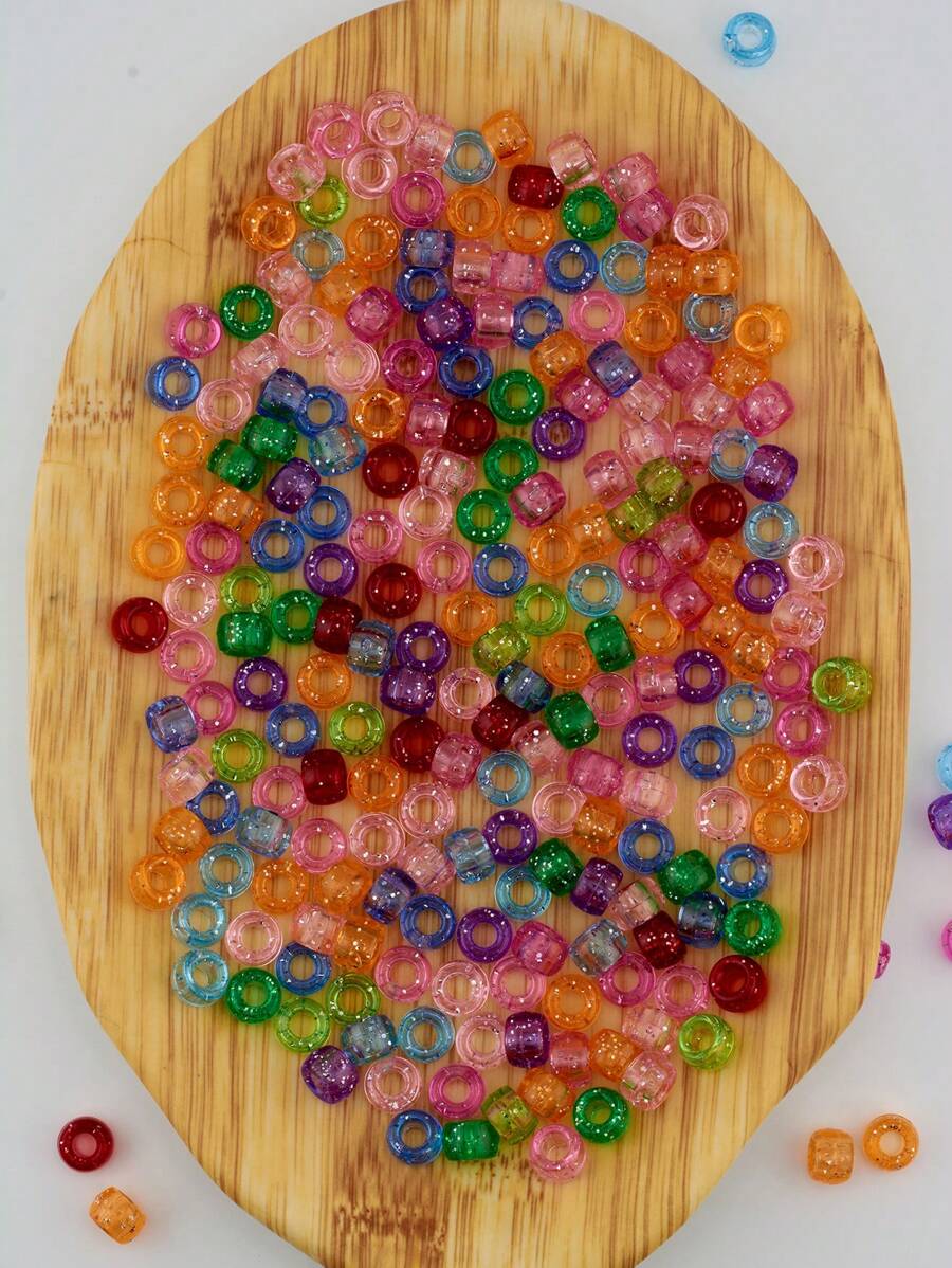 51/103/209 Stücke gemischte Acryl Strass Pferd Perlen, geeignet für DIY Schmuckherstellung, Armbänder, Halsketten, Ohrringe, geflochtene Haarzubehör, Basteleien, 9mm