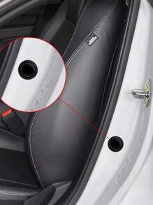 10Pcs Thickened Silicone Door Shock Absorbers – Noise Reducing And Anti-Collision Pads For Doors Trunks Hoods, Non-Destructive Installation No Tools Required, Reusable Durable Soundproofing Auto Parts,Suitable For All Models