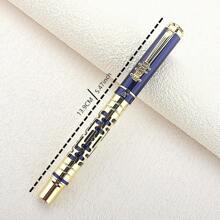 Luxury Color Metal Fountain Pen Creative Natural Oil Painting Series 0.5MM NIb F Size Writing Pen Back To School