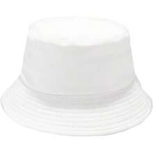 Sombrero de cubo reversible unisex para la playa y la pesca - Blanco - Ver 1