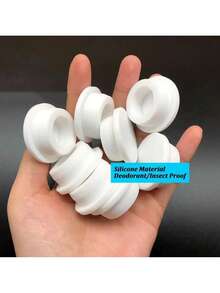 4pcs/1pc Washbasin Water Plug, Overflow Plug, Washbasin Water Plug, Sink Hole Washbasin Full Water Plug, Push-Type Sink Water Plug, Universal Type - Multicolor - View 6