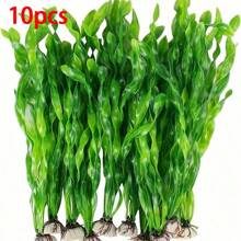 5/10 件有趣的水下植物模型，为您的水族馆增添一抹绿色 - 优质水族馆装饰，稳定的底座设计，易于维护，适用于淡水和海水水族馆