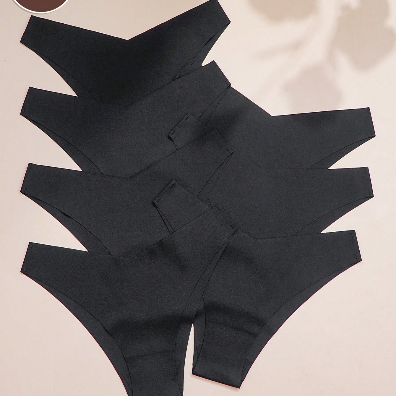 Piezas de bragas sexys sin costuras con forma de V, calzoncillos triangulares suaves y cómodos, ropa interior invisible para mujeres