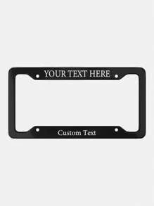 1 Customized License Plate Frame, Customized Photo Frame, Customized Name, Customized License Plate, Frame, Car Frame, Customized Frame, Gift For Dad, Gift For Her, Gift For Him