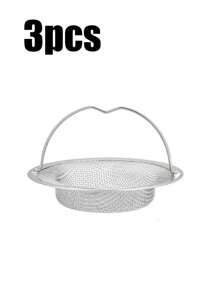 1/3 Stück Spülbecken Filter, Küchen Abflussfilter, Scheiben Filter, für Spülbecken mit Griffen, Metall Spülbecken Filter, Bodenablauf für Küchengeschirr