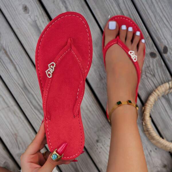 Sandalias de dedo minimalistas y cómodas para mujer, adecuadas para uso diario, viajes y uso doméstico