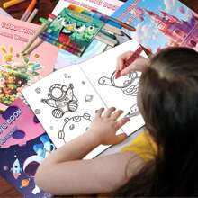 Relaxation And Stress Relief Coloring Book, Containing Various Cartoon Patterns, Exploring The Beautiful World, Using Safe And Paper, The Pattern Is Exhaust And The Lines Are Clear, Coloring Book, Back To School, School Supplies, Children's Birthday Gift, Relaxation Gift