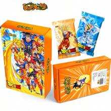 bandai 1 Paquete/5 Piezas Tarjetas de Goku hijo, Vegeta Saiyajin, Cartas raras de colección de intercambio TCG de Anime de Batalla como regalo y juguete
