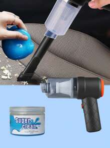 1 pièce Aspirateur de voiture sans fil Aspirateur portable mini sans fil pour voiture et maison Aspirateur sans fil haute aspiration Sèche-cheveux pour animaux de compagnie Aspirateur sans fil portable Souffler et aspirer Aspirateur multifonction (style aléatoire)