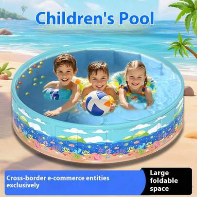 Children's Inflatable Swimming Pool, Foldable Baby Swimming Pool,Home Indoor Outdoor Portable Swimming Pool