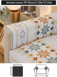 1 Vỏ đệm ghế sofa bốn mùa, Tấm lót ghế sofa chống trượt đơn giản hiện đại theo phong cách Bohemian, Vỏ bọc ghế sofa chống bụi có thể giặt được, Chất liệu vải nhung thích hợp cho phòng ngủ, văn phòng, phòng khách, ghế sofa hình chữ L và vỏ bọc ghế 1/2/3/4 - Màu be - Xem 18