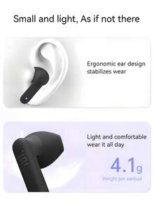 Wave Flex 2 无线蓝牙入耳式耳机带麦克风，电池续航时间长达 40 小时，JBL Pure Bass 音效，智能环境模式，IP54 防尘防水，多点连接，JBL Vibe Flex 2 耳塞 - 粉色 - 查看 6