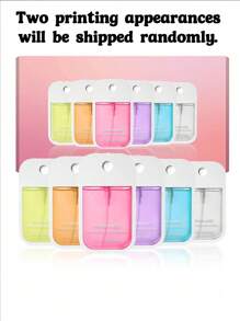 6pcs/3pcs/1pc 45ml Various Scents Of Water-Free Hand Sanitizer, Hyaluronic Acid Spray Hand Sanitizer Fragrance Spray Sand Sanitizer, Portable Travel Hand Sanitizer Two Printing Appearances Will Be Shipped Randomly.