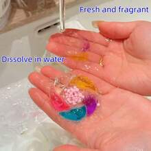 6-In-1 Fragrant Laundry Detergent Pearls, Long-Lasting Scent, Strong Stain Removal, Effective Clothing Cleaner, Family Size Laundry Detergent Pearls