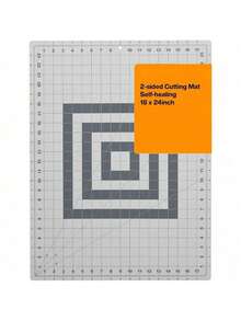 Self-Healing Cutting Mat For Quilting, Arts And Crafts, 18" X 24" Grid, Sewing Mat, Craft Cutting Board, Sewing Supplies And Quilting Tools