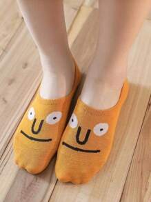 5/10 pares/Pacote de Meias Soquete para Tornozelo de Mulher com Padrão Divertido de Desenhos Animados, Leves e Invisíveis de Corte Baixo, Meias Tipo Barco, Adequadas para Primavera, Verão e Outono, Adequadas para Uso Diário, Essenciais para Viagens, Reuniões, Vida Diária, Atividades, Festivais, Itens Versáteis, Amigáveis à Pele e Não Irritantes, Resistentes e Duráveis, Ajuste Próximo e Não Restritivo