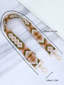 120cm Style Bag Strap Bag Handle Bag Belt For Women Removable Adjustable DIY Shoulder Handbag - Multicolor - View 5