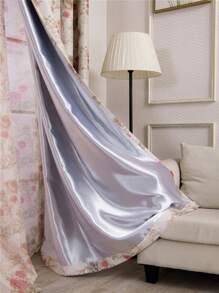 1 Peça Cortina Blackout de Estilo Pastoril Moderno Estampada para Sala de Estar, Quarto, Varanda, Janela