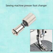 Sewing Machine Presser Foot Replacement Adapter, Quick Install Presser Foot, Sewing Machine Accessories - Silver - View 2