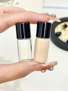 1 Stück/ 3 Stück/ 5 Stück Mini Reiseflaschen für flüssiges Foundation & Concealer & Lippenpflege 4ml/0,1oz - tragbare Kosmetikbehälter mit Schraubdeckel, parfümfrei, ideal für Make-Up-Proben & Reiseutensilien, Urlaubsaccessoires, Sommer-Reiseutensilien