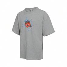 Nike 男式 AS M NK SS TEE OS GCEL 短袖 T 恤平纹针织圆领 T 恤 TIH9269-063 - 灰色 - 查看 1