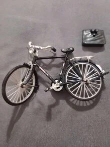 Vélo vintage rétro classique, décoration maison DIY, mini proportion combinée avec valise, kit artisanal DIY, démontable, modèle de mini vélo en alliage, mini objets, en alliage d'aluminium pour collectionneurs et passionnés, idéal comme cadeau d'enseignant et cadeau d'Halloween, décoration de Noël, cadeau de Noël pour les meilleurs amis.