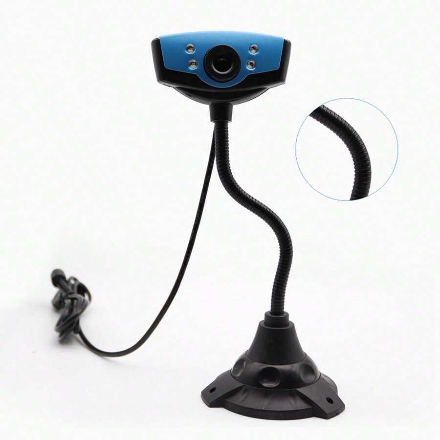 3 Piezas Cámara Web para PC girada 360 grados con micrófono externo para oficina en casa - 3 Piezas - Ver 1