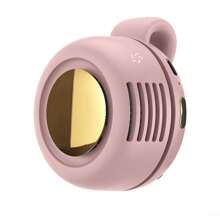 Must - Have For Outdoor Enthusiasts! Portable Mini Bladeless Electric Fan, Adjustable 3 - Speed Suspended Waist Fan With Rotating Body, Ultra - Silent And Perfect For Any Outdoor Activity